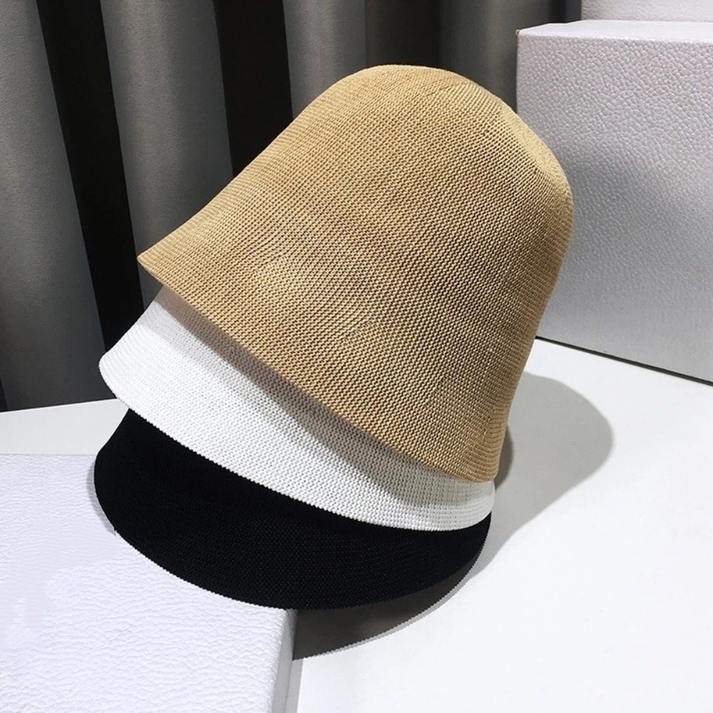 Topi Pantai Bahan Katun Modis, - Hat Floppy Wide ulasan dan harga
