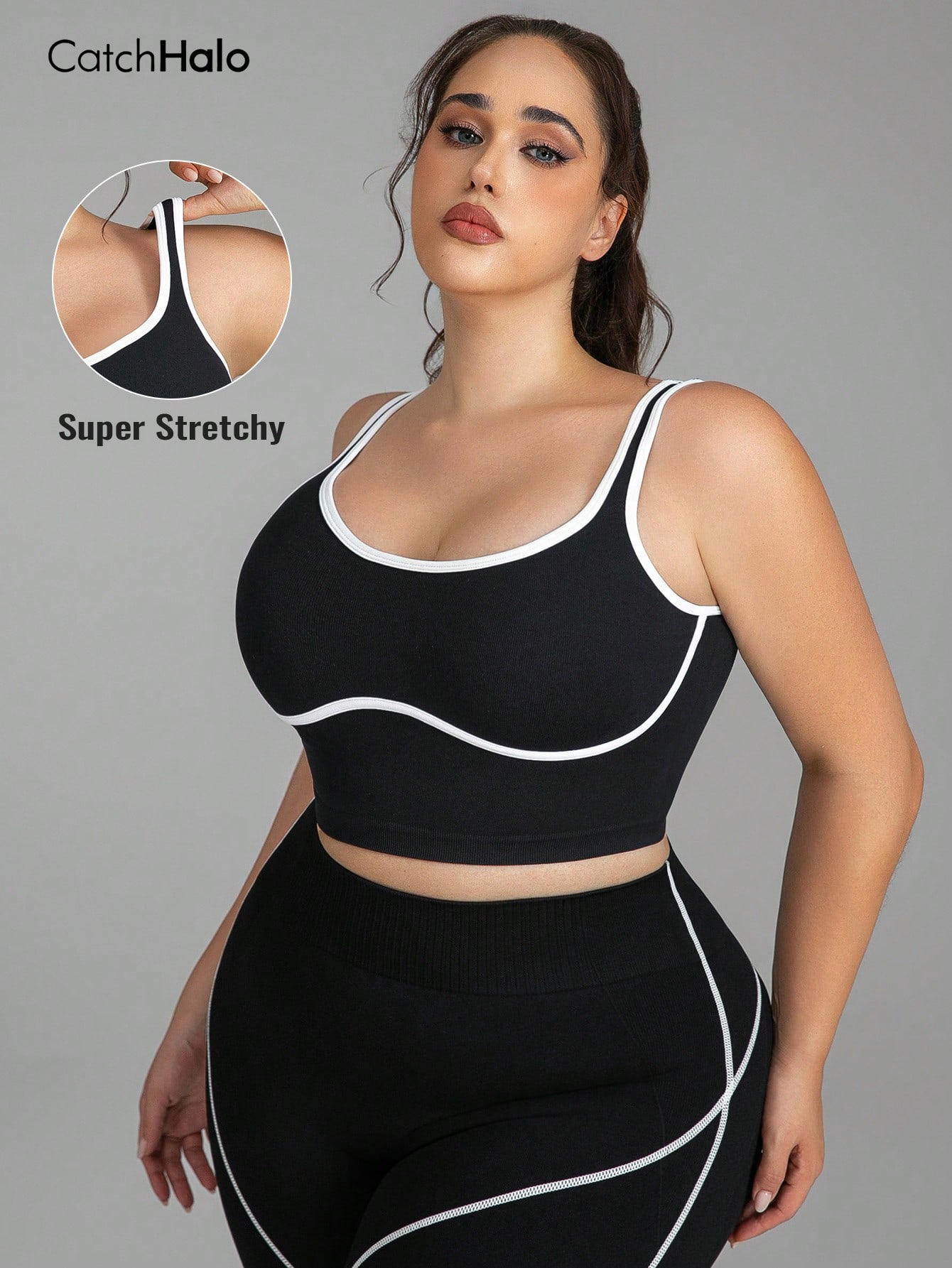 Bralette Seamless Plus Size Wa - Crop Top Crochet ulasan dan harga