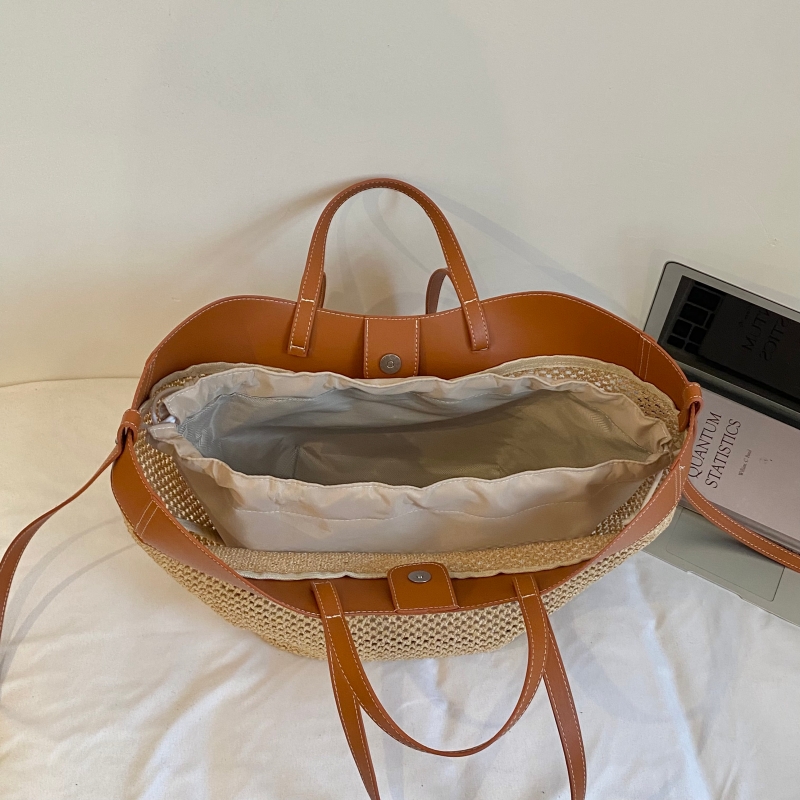 Tas Tote Besar Rajut Jerami Be - Crochet Bag Raffia ulasan dan harga