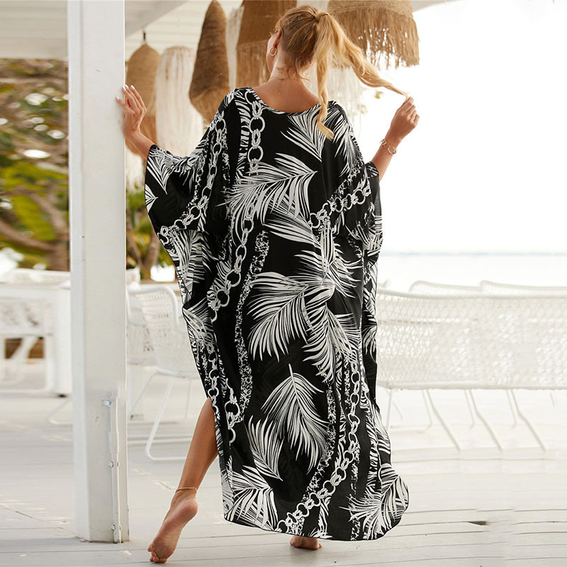 Gaun pantai wanita ukuran besa - Cover Up Kaftan ulasan dan harga