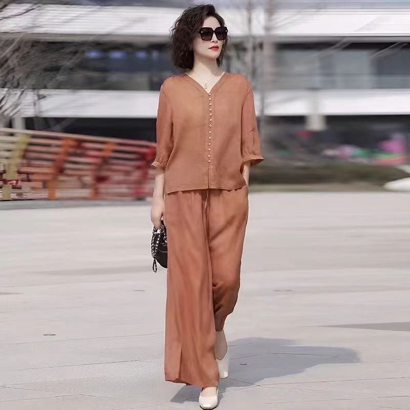 Set pakaian katun dan Linen wa - Linen Pant Wide ulasan dan harga