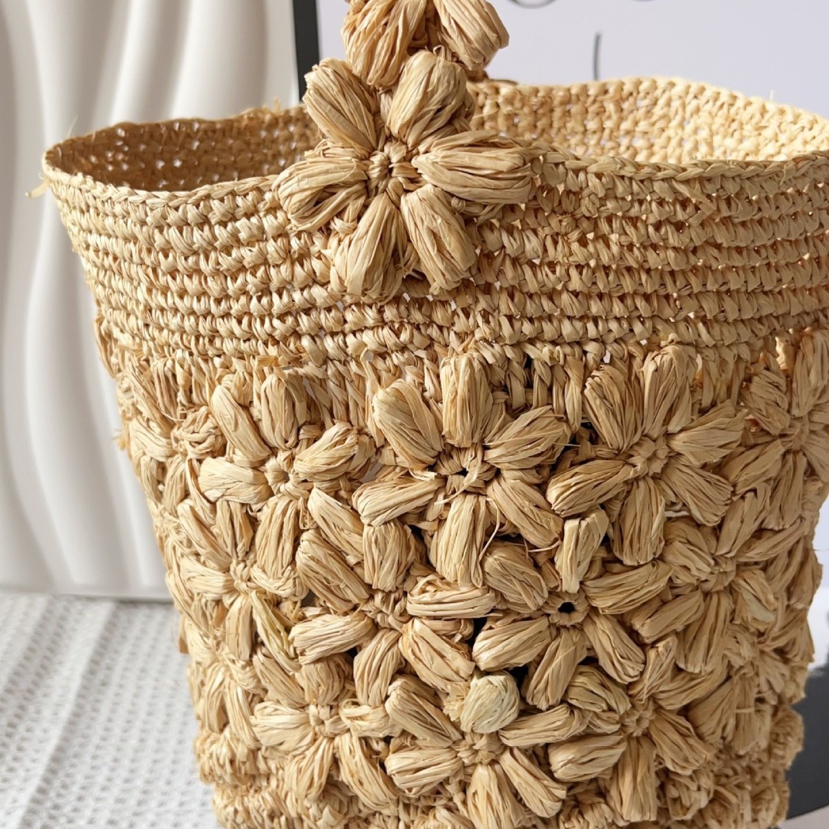 Tas Anyaman Rafia Musim Panas  - Crochet Bag Raffia ulasan dan harga