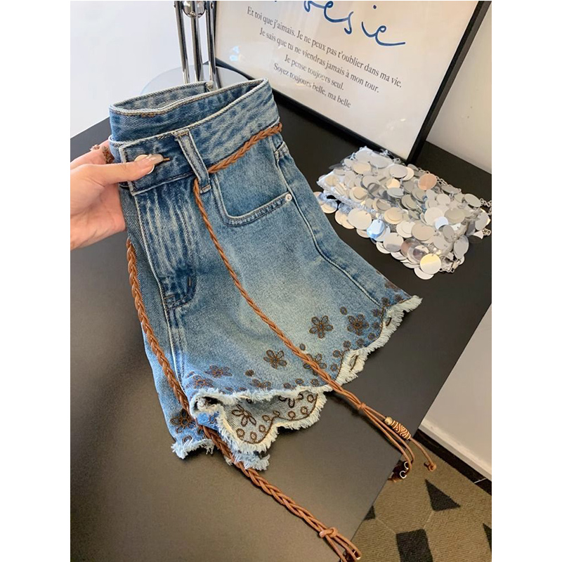 Celana Pendek Denim Vintage Wa - Shorts Denim Frayed ulasan dan harga