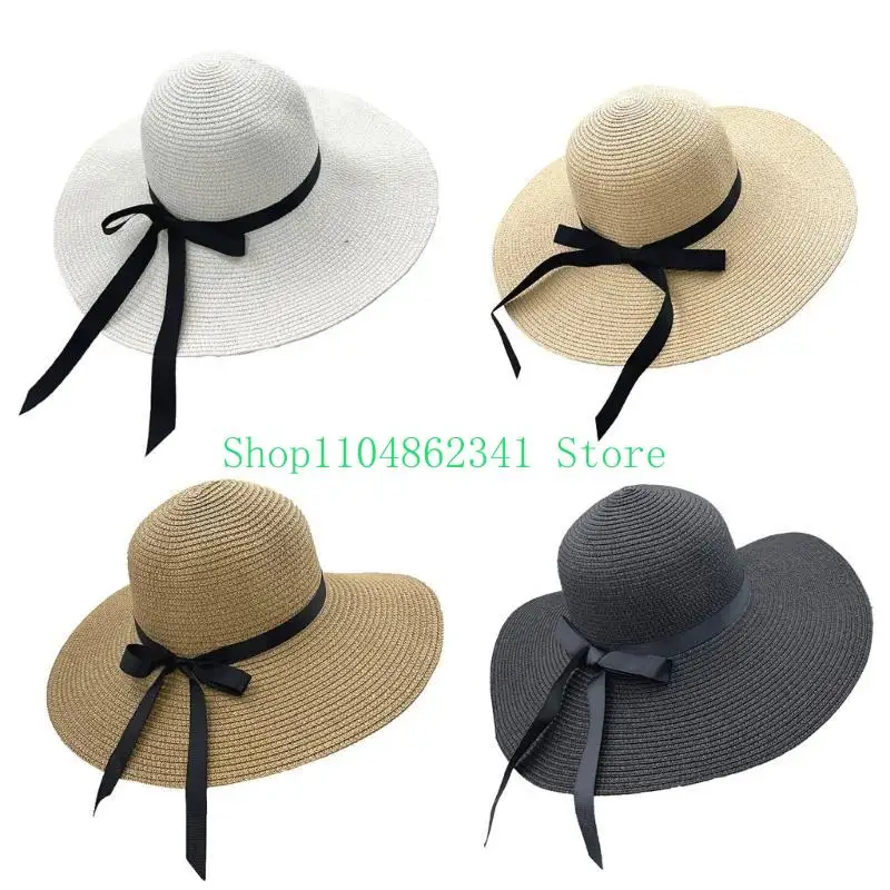 652F Topi Jerami Floppy Elegan - Hat Floppy Wide ulasan dan harga
